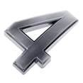 thumbnail image 1 of Símbolo de número de puerta autoadhesivo 3D Número de licencia Número de buzón 0-9 para oficina Número 4, 1 of 7