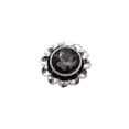 thumbnail image 4 of Women Silver Metal Flower Fashion Ring Jewelry Elastic Band, 4 of 12