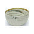thumbnail image 3 of Marcel Ardani Luxury Ceramic Marble and Gold Trim Small Bowl Set of 2, 4.5 in, 3 of 4