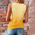 thumbnail image 5 of HOMBOM Womens Graphic Tank Top Shirts Heart Print Sleeveless Casual Yellow Summer Top for Ladies, 5 of 9