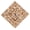 Square Gold, variant on by Touchstone Indian Bollywood Intricately Designed Faux Pearls Rhinestone Beautiful Designer Jewelry Brooch In Gold Tone For Women.