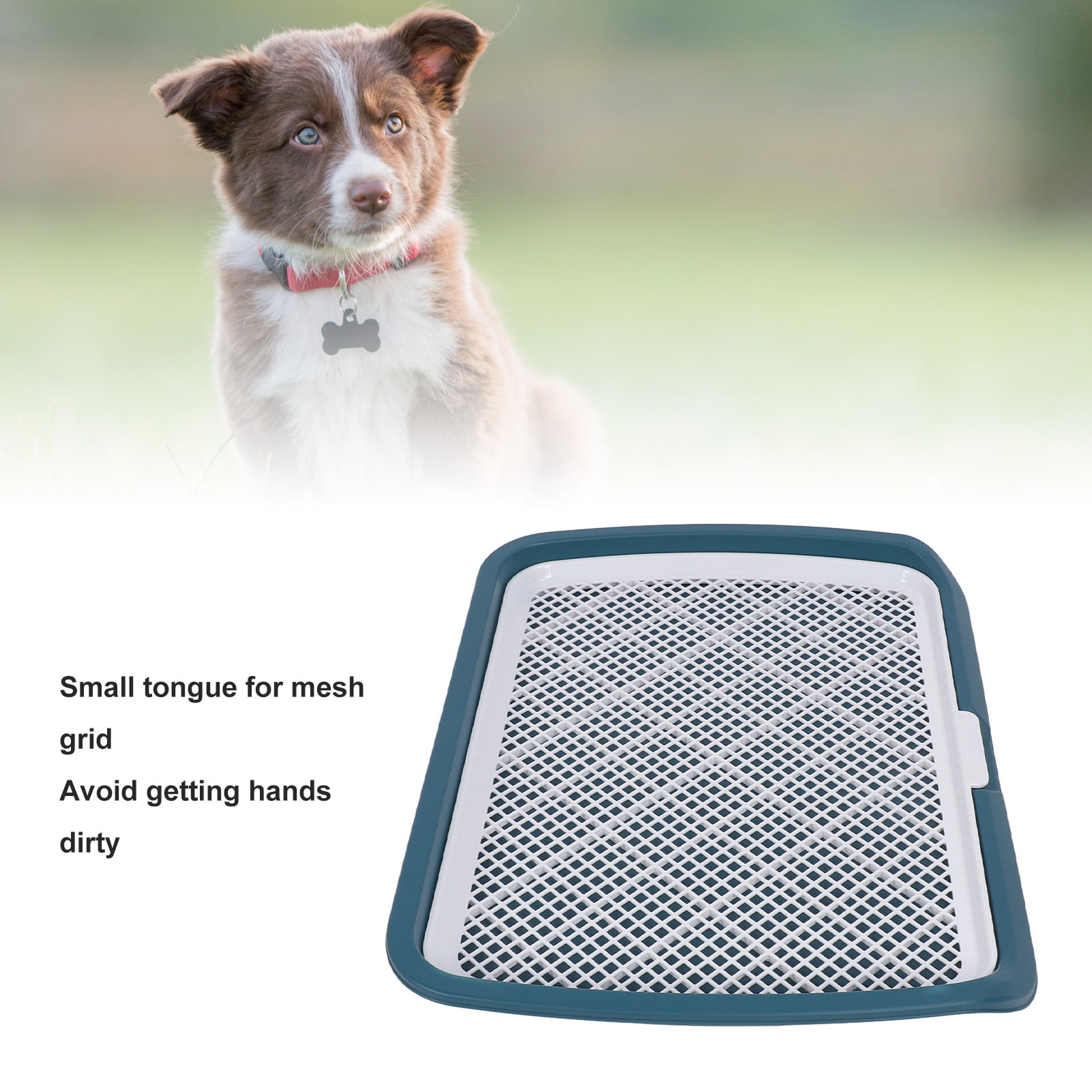 Puppy Potty Training Tray Detachable Washable Mesh Dog Pee Pad Holder Tray 19.7 X 26 X 2inch Dog Potty Tray Toilet Prevent Spill Easy to Clean Puppy Pad Holder Tray Walmart