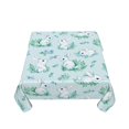 thumbnail image 5 of Wukai Rabbit And Dragonfly Waterproof Tablecloth for Kitchen Dining, Fits Square Tables for 2-4 Seats -60"x60", 5 of 7