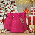 thumbnail image 6 of KLL Rose Red Glitter for Christmas Gift Bag,Holiday Bags for Gifts Christmas Bags & Drawstring Gift Pouch Reusable Holiday Gift Bags & Party Favor Bags (1 PCS)-, 6 of 9