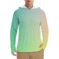 thumbnail image 4 of Weiqiqre Men’s Sun Protection Shirts UPF 50+ Rash Guard for Men Long Sleeve Lightweight SPF UV Hoodie Swimming Hiking, 4 of 6