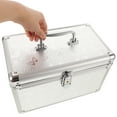 thumbnail image 3 of Shisuyan Boîte de Rangement Multifonctionnelle Boîte de Transport Portable Valise à Main Petite Mallette à Outils Magicien Boîte de Rangement à Outils, 3 of 8