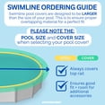 thumbnail image 5 of Swimline Hydrotools Supreme Guard Winter Cover for 15' x 27' Above Ground Pools, 5 of 7