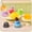B002- B (Witch Pumpkin Theme), variant on Home Decor, Halloween Desk Decorations, Cute Fall Decor for Home, Glow in The Dark Funny Cartoon Pumpkin Mini Figurine, 1 X 1 X 1 Inch Tiny Halloween Pumpkin Mini Resin Figure,