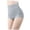 Blue, variant on Women's High Waisted Lift Plus Size Panties for All-Day Comfort and Support
