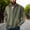 c01Green, variant on USNSM Men's Full Zip Cardigan Sweaters Vintage Casual Solid Color Long Sleeved Stand Collar Cardigan Slim Fit Knitted Sweater Coat Gray XXL
