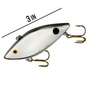 Cotton Cordell Super Spot Lipless Crankbait 3 Chrome Black Back 1/2 oz.