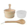 thumbnail image 2 of Bucket And Ladle Set, 4L  Bucket Spoon Set High Temperature Resistance  For Steam Room, 2 of 8