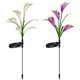thumbnail image 1 of Luces solares de flor de loto, luces solares de flores para exteriores, luces solares para decoración de jardín, luces solares de loto de suelo que cambian de color, impermeables IP55, 1 of 4