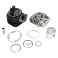 thumbnail image 1 of Top End Rebuild Kit, High Strength Cylinder Piston Kit 47mm Bore Rustproof  for Dio50 ZX50 AF34 AF35 70cc, 1 of 7