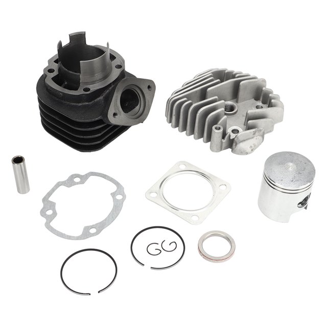 Top End Rebuild Kit, High Strength Cylinder Piston Kit 47mm Bore Rustproof for Dio50 ZX50 AF34 AF35 70cc
