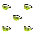 thumbnail image 3 of Riñonera de moda Sonducket de PU verde fluorescente, 3 of 6