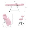 thumbnail image 4 of Silla Facial Reclinable Nanofort Sillon Cama Masaje Spa Rosa, 4 of 4