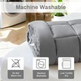 thumbnail image 2 of Lakora Warm Sherpa Mattress Topper,Full Mattress Pad Two-Sided Pillow Top Thick Fleece Soft Mattress Protector, Machine Washable,White, 2 of 7