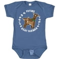 thumbnail image 3 of Inktastic Future Goat Farmer with Cute Goats and Hoof Prints Boys or Girls Baby Bodysuit, 3 of 5