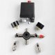 thumbnail image 2 of Adjustable Dual Gauge Air Pressure Regulator for Compressors with Control Knob, 2 of 5