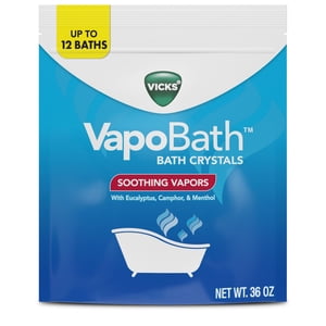 Vicks VapoBath Non-Medicated Bath Crystals, 36 Oz