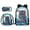Branch Floral Owl, variant on School Bag Set for Student Backpack with Lunch Bag and Pencil Case, Capacious Book Bag Sunflower Horse Butterfly Print 17 Inch Travel Laptop Bag Rucksack Daypack for Outdoor