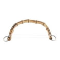 thumbnail image 2 of 2PC Real Bamboo Wooden Purse Handle Handbag Handle wood - Buckle, as described, 2 of 8