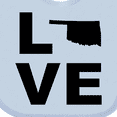 thumbnail image 4 of Inktastic Love Oklahoma Boys or Girls Baby Bib, 4 of 4