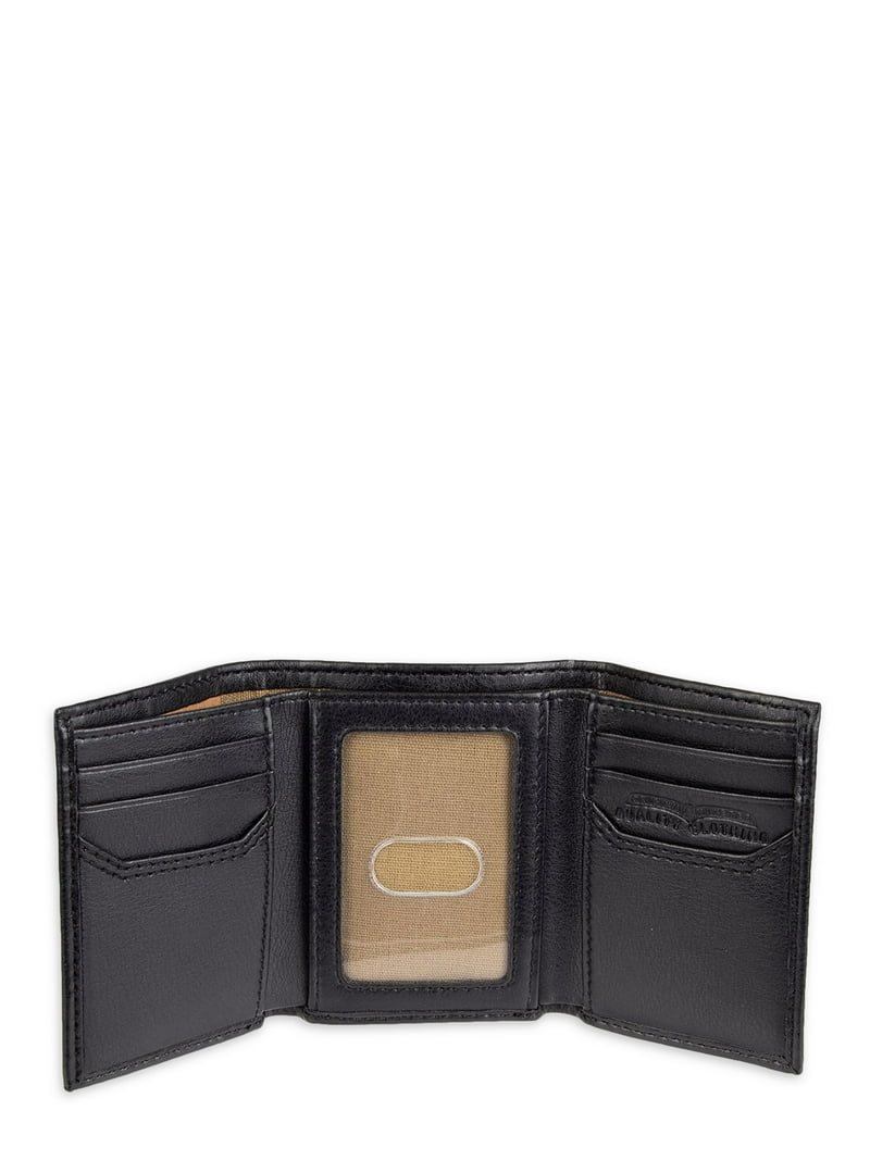 Levi's Men's RFID Everyday Essential Trifold Wallet, Black