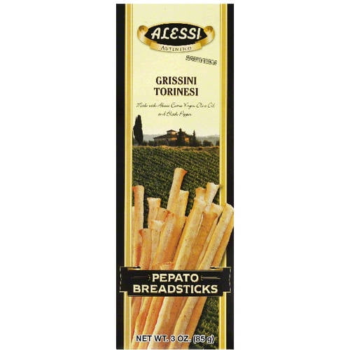 Alessi Grissini Torinesi Pepato Breadsticks 3 Oz Pack Of 12 Walmart Com Walmart Com