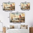 thumbnail image 4 of Designart "Guiding Light Vintage Lighthouses II" Nautical & Beach Floater Framed Wall Decor, 4 of 7