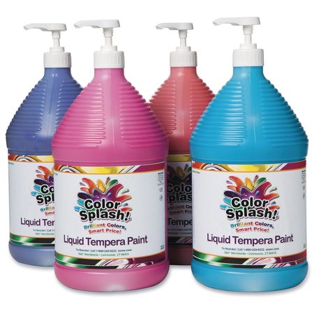UPC: 0840614116823 | Color Splash!® Liquid Tempera Paint – Set C  Gallon (Pack of 4)