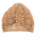 thumbnail image 1 of Turbante Moda Hermoso Único Retráctil Musulmán Bordado Rebordear Mujer Sombrero RegaloChampagne, 1 of 5