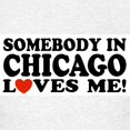 thumbnail image 3 of CafePress - Somebody In Chicago Loves Me Kids T Shirt - Light T-Shirt Kids XS-XL, 3 of 4