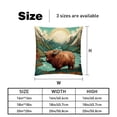 thumbnail image 5 of Yak Velvet Throw Pillow Covers Set of 2 - Sizes 16x16, 18x18, 20x20 Inches - Decorative Pillows with Unique Patterns for Various Occasions, 5 of 6