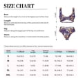 thumbnail image 2 of Kdxio Bowling Game Print Women's 2 Piece High Waisted Wrap Spaghetti Strap Summer Swimsuit Bikini Set-XX-Large, 2 of 5
