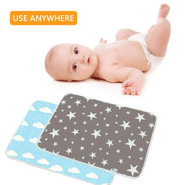 Happy date Portable Diaper Changing Pad - Waterproof Foldable Baby Changing  Mat - Travel Diaper Change Mat - Lightweight Changing Pads for Baby - Baby  Changer - Machine Washable 