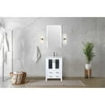 thumbnail image 5 of Lexora Home Volez 24" Single Vanity in White, 5 of 8