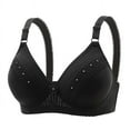 thumbnail image 2 of Birdeem Woman's Embroidered Glossy Comfortable Breathable Bra Underwear No Rims, 2 of 12