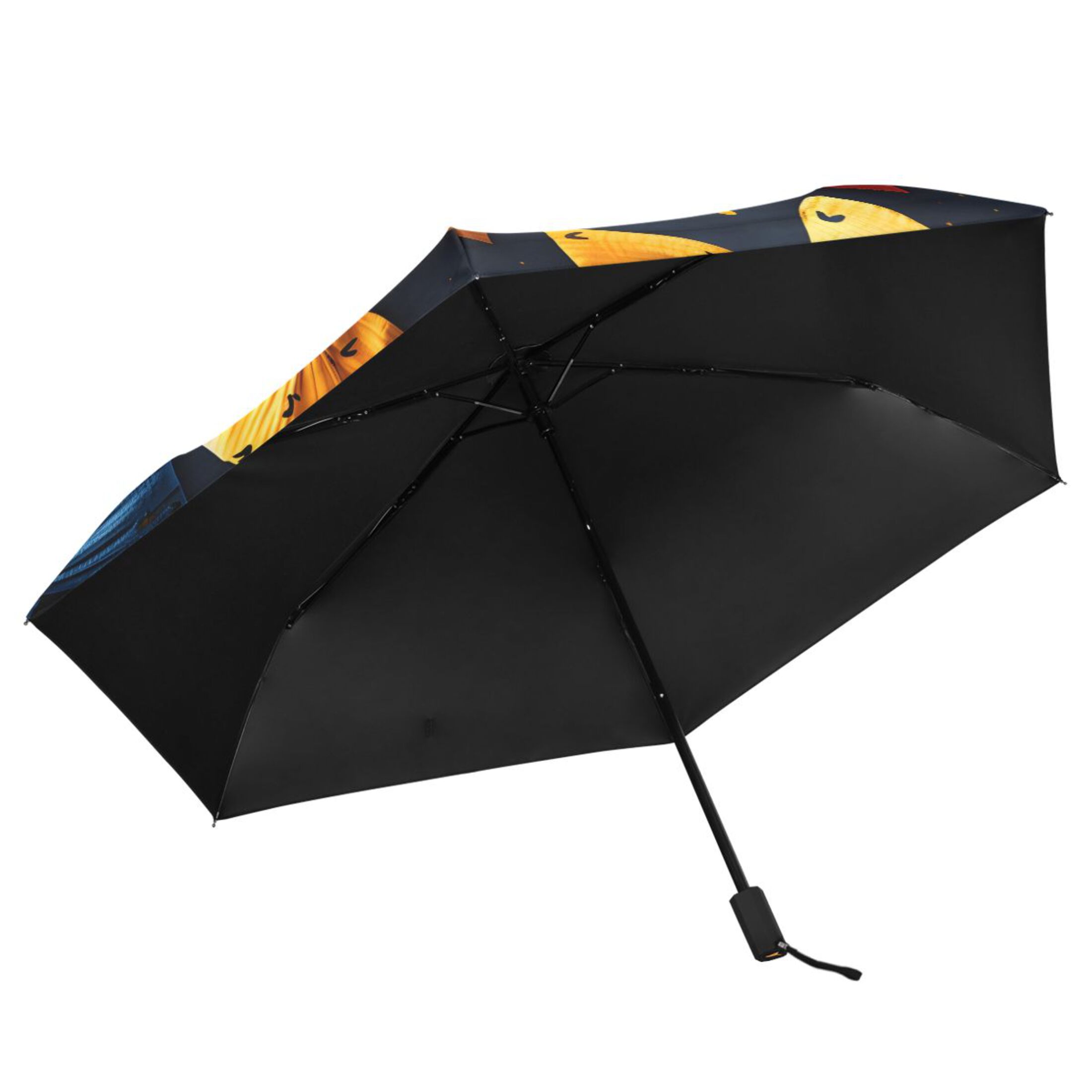 ALAZA Bow Pattern UPF 50+ Compact Folding Umbrella for Rain Travel Umbrella Packable