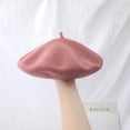 thumbnail image 1 of LinYooLi Ishihara Rimi Hat Vintage British Wool Beret Thick Japanese Painter Hat Korean Version Versatile Pumpkin Hat Girl, 1 of 9