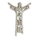 thumbnail image 1 of Decoración de cruz de Jesús, decoración religiosa para el hogar, adorno, escultura de pared de regalo, crucifijo colgante para pared de, 1 of 9