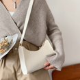 thumbnail image 4 of Women Felt Solid Color Handbag Female Casual Soft Small Zipper Messenger Bag, 4 of 9