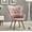 Mauve, variant on Fabric Accent Chairs, Doarnin Contemporary Silky Velvet Tufted Button Back Accent Chair, Mauve, Mauve Accent Chairs,Polyester Modern Accent Chairs