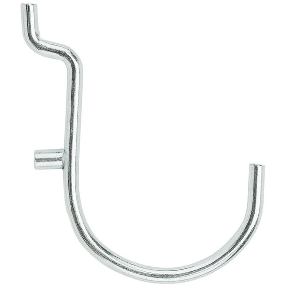 N180-028 5PK 1.5" ZN Curved Hook - Quantity 1