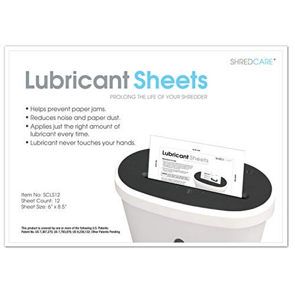 Paper Shredder Lubricant Sheets