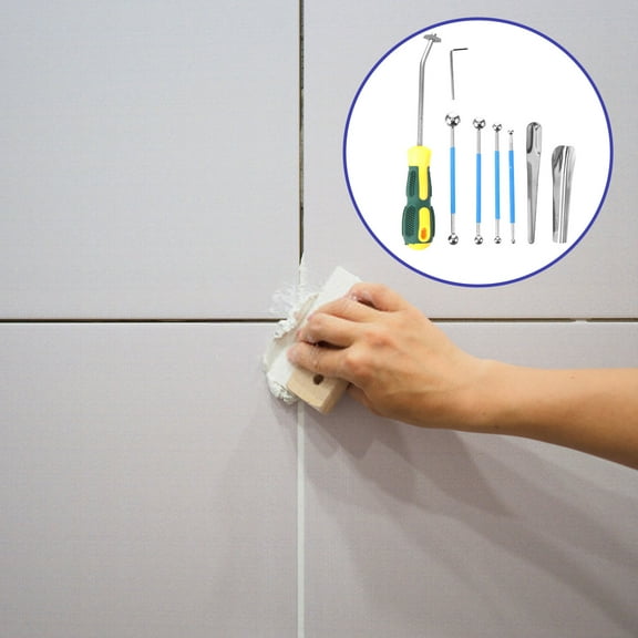 SKISUNO 9Pcs Grout Applicator Tool Assorted and Grouting