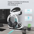 thumbnail image 4 of PS5 VR2 Multifunctional Charging Dock, Suitable For Dual Sensor Controller Charging Station Vr Eye Lens Wearable Desktop Charger, 4 of 6