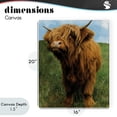 thumbnail image 4 of Stupell Industries Farmhouse Mini Highland Cow Calf Canvas Art, 16 x 20, by Renel Peters, 4 of 8