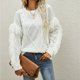 thumbnail image 2 of Blusa de suéter de punto de moda de gran tamaño con borlas de manga larga y cuello redondo para mujer Fridja ghj987+4699, 2 of 9